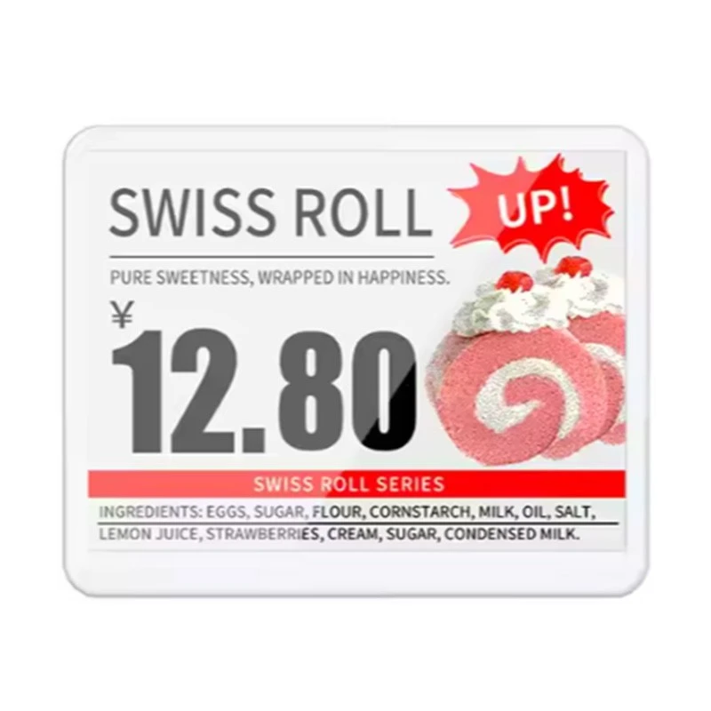 5.8'' E-ink Electronic Shelf Labels - Supports NFC & 7-Color DUCTUS