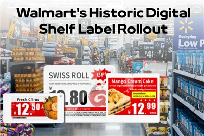 Walmart Historic Digital Shelf Label Rollout