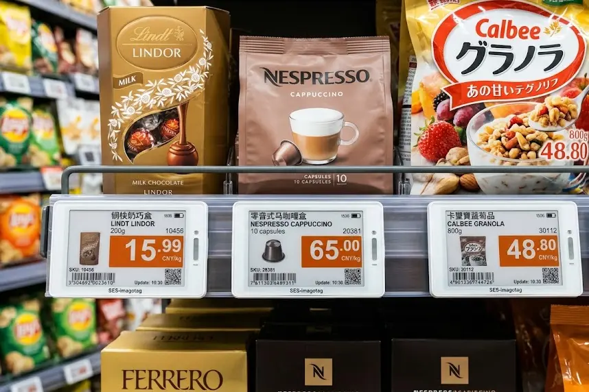 V Rationes ad commutandum ad Electronic Shelf Labels