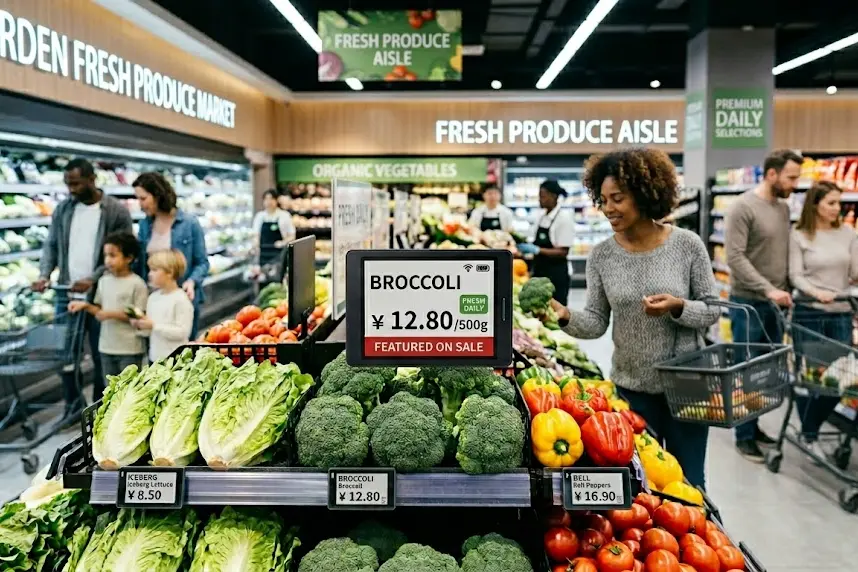 Supermarket Electronic Price Tags: A Guide to Esl instruere et ROI
